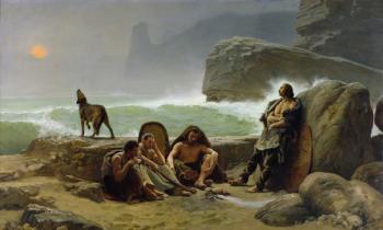 The Gaulish Coastguards, 1888 (oil on canvas) | Obraz na stenu