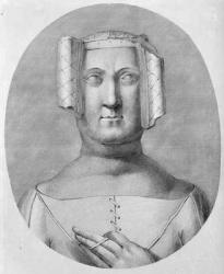 Philippa of Hainault (engraving) | Obraz na stenu