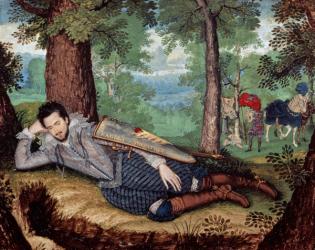 Edward Herbert, 1st Baron Herbert of Cherbury, c.1610-14 (miniature) | Obraz na stenu