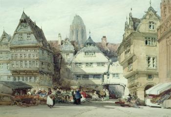 Market Place, Frankfurt | Obraz na stenu