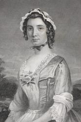 Mary Philipse, from 'Gallery of Historical Portraits', published c.1880 (litho) | Obraz na stenu