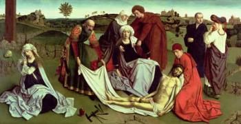 The Lamentation over the Dead Christ (oil on panel) | Obraz na stenu