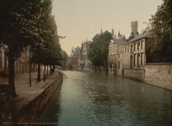 Maison du France, Bruges, Belgium, c.1890-c.1900 | Obraz na stenu
