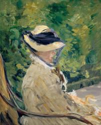 Madame Manet at Bellevue, 1880 (oil on canvas) | Obraz na stenu