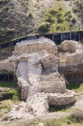 Gateway, barbican and part of the town walls, Los Millares, near Santa Fe Mondujar (photo) | Obraz na stenu