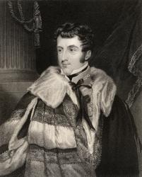 Charles Gordon Lennox, 5th Duke of Richmond, engraved by H. Cook from 'National Portrait Gallery, volume IV', published c.1835 (litho) | Obraz na stenu