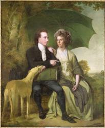 The Rev. and Mrs Thomas Gisborne, of Yoxhall Lodge, Leicestershire, 1786 (oil on canvas) | Obraz na stenu
