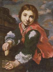 Young Roman Peasant (oil on canvas) | Obraz na stenu