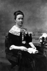 Dame Millicent Fawcett, c.1880 (b/w photo) | Obraz na stenu