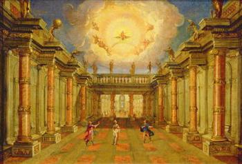 Act II, scene X: the courtyard of the King of Naxos (oil on canvas) | Obraz na stenu