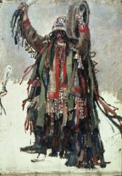 A Shaman, sketch for 'Yermak Conquers Siberia', 1893 (oil on canvas) | Obraz na stenu