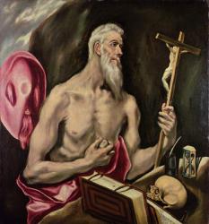 St. Jerome (oil on canvas) | Obraz na stenu