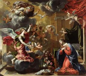 The Annunciation, 1651-52 (oil on canvas) | Obraz na stenu