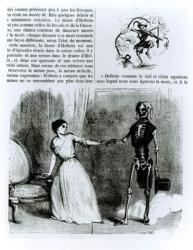 The Dance of Death (engraving) (b/w photo) | Obraz na stenu
