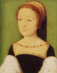 Madeleine de France (1520-37) Queen of Scotland, 1536 (oil on panel) | Obraz na stenu