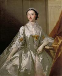 Mrs Wardle, 1742 (oil on canvas) | Obraz na stenu