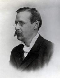 Sir Edmund William Gosse, 1892 (b/w photo) | Obraz na stenu