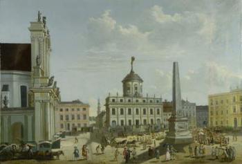 View of the Town Hall, 1772 (oil on canvas) | Obraz na stenu