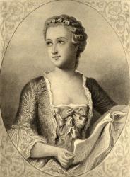 Madame de Pompadour (1721-64) (litho) | Obraz na stenu