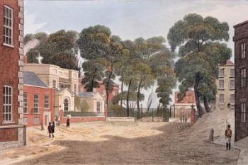 View of Whitehall Yard, illustration from 'R. Ackermann's Repository of Arts' 1811 (colour engraving) | Obraz na stenu