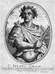 Julius Ceasar, engraved by Baltazar Moncornet (engraving) | Obraz na stenu