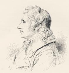 Asmus Jacob Carstens, or "Jakob", 1754 1798. Danish-German artist. From Histoire Des Peintres, École Allemande, published 1875 (litho) | Obraz na stenu