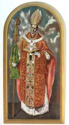Saint Ildefonsus, a copy of the original in the Escorial | Obraz na stenu