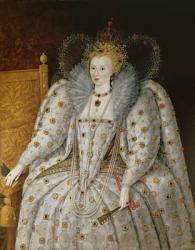 Queen Elizabeth I of England and Ireland (1533-1603) (oil on canvas) | Obraz na stenu