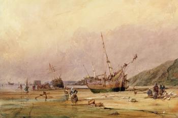 Calais Sands, 1831 (w/c and bodycolour on paper) | Obraz na stenu