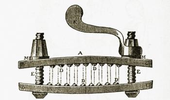 The thumbscrew of Maria Theresa of Austria (1717-80) (litho) | Obraz na stenu