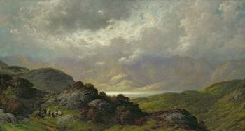 Scottish Landscape (oil on canvas) | Obraz na stenu