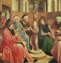 Christ Among the Doctors (oil on canvas) | Obraz na stenu