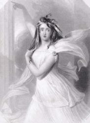 Cassandra, Daughter of Priam, c.1845 (engraving) | Obraz na stenu