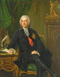 Joseph-Francois Foulon (1715-89) after 1760 (oil on canvas) | Obraz na stenu
