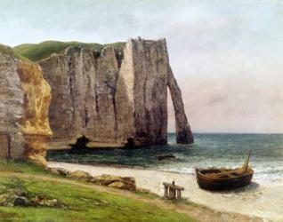 The Cliffs at Etretat, 1869 (oil on canvas) | Obraz na stenu