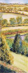 Suffolk Landscape, view from the front window, 2000 (watercolour) | Obraz na stenu