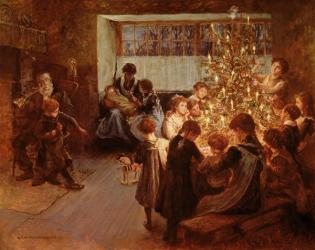 The Christmas Tree, 1911 (oil on canvas) | Obraz na stenu