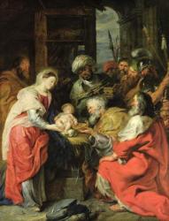 Adoration of the Magi, 1626-29 (oil canvas) | Obraz na stenu