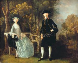 Lady Lloyd and her son, Richard Savage Lloyd, of Hintlesham Hall, Suffolk, c.1745-46 (oil on canvas) | Obraz na stenu