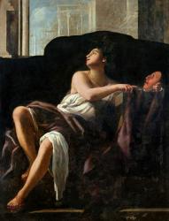 Thalia, Muse of Comedy (oil on canvas) | Obraz na stenu