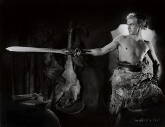 Still from the film "Die Nibelungen: Siegfried" with Paul Richter, 1924 (b/w photo) | Obraz na stenu