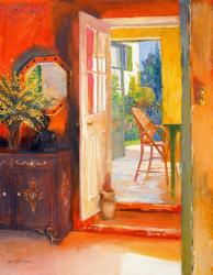 Open Door, c.2000 (oil on board) | Obraz na stenu