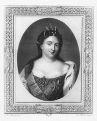 Catherine I of Russia (engraving) | Obraz na stenu