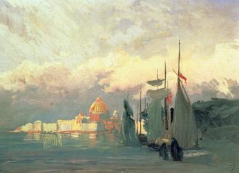 On the Neva (oil on canvas) | Obraz na stenu