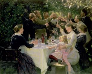 Hip Hip Hurrah! Artists' Party at Skagen, 1888 | Obraz na stenu