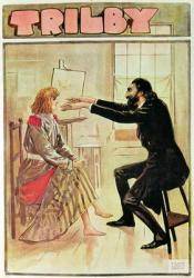 Trilby hypnotised by Svengali, illustration from 'Trilby', 1894 (colour litho) | Obraz na stenu