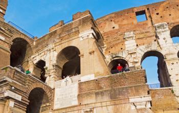 Exterior of the Colosseum, Rome, Italy (photo) | Obraz na stenu