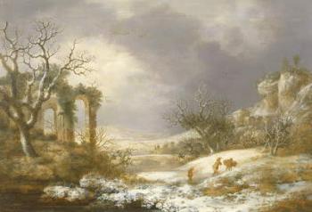 Winter Landscape, c.1750-60 | Obraz na stenu