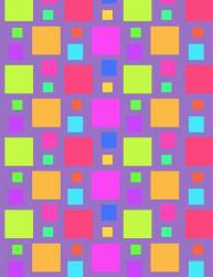 Multicoloured Squares, 2011 (digital) | Obraz na stenu