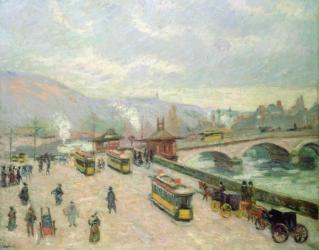 The Pont Corneille at Rouen, 1898 | Obraz na stenu